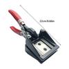 Photo Punch Keyring Picture Die Cutter Handheld Photography License Plier Cutting Tool Trimmer Portable For Outdoor Use