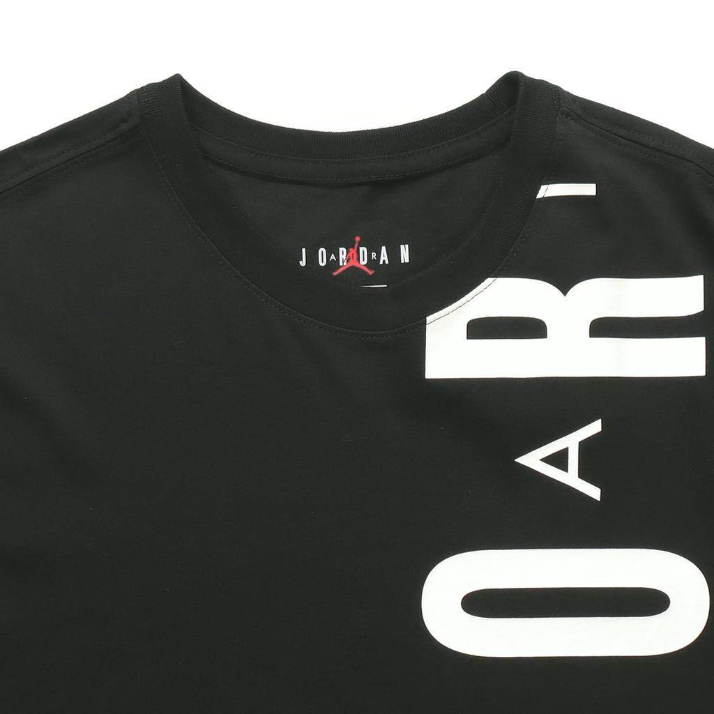 Air Jordan Alphabet Sports Round Neck Short Sleeve T-Shirt Men's Black Gift for Him CZ8403-010