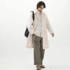 Uniqlo U Series Solid Color Single-Breasted Mid-Length Trench Coat Men Coats Lead-Gray 457988-06
