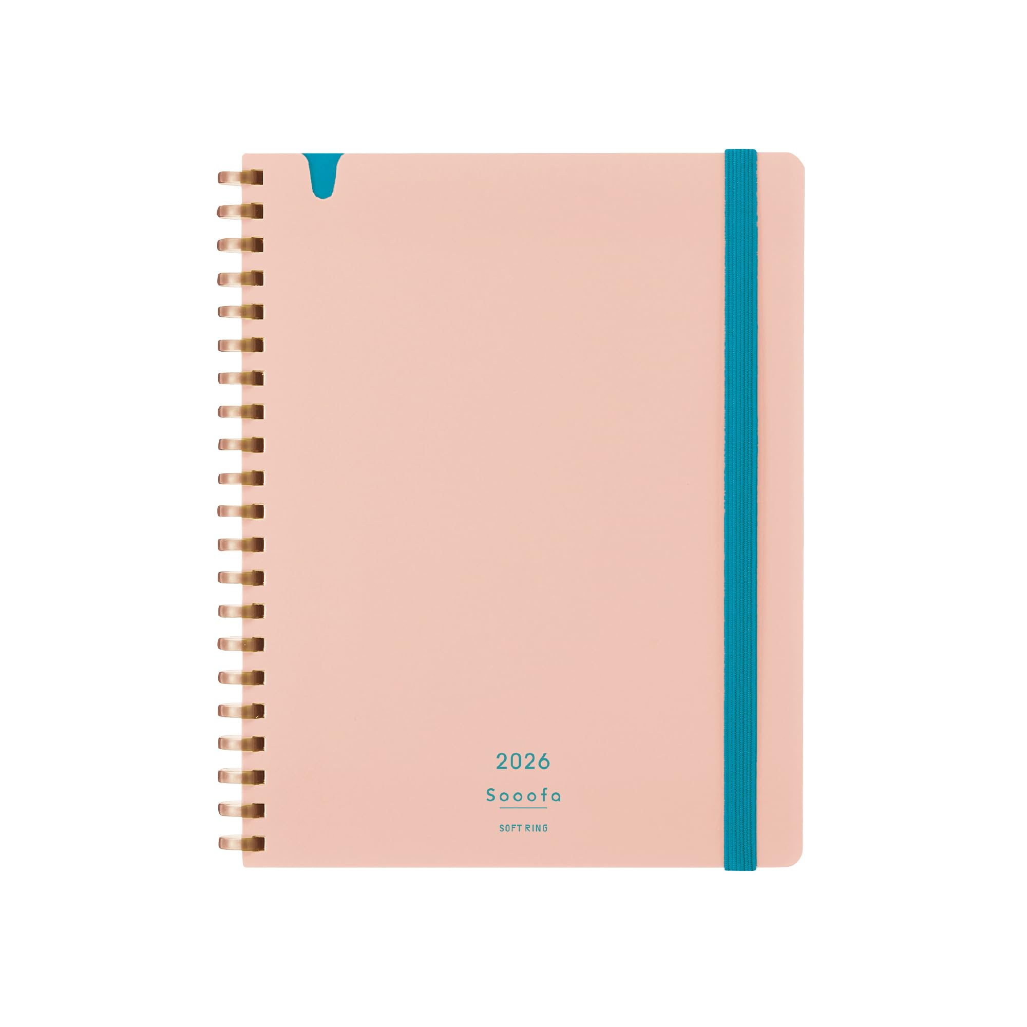 

Kokuyo 2026 Sooofa Soft Monthly B6 Light Starts December 2025 Diary, Ring, Block, Variant, Pink, Ni-SSMNLP-B6-26,