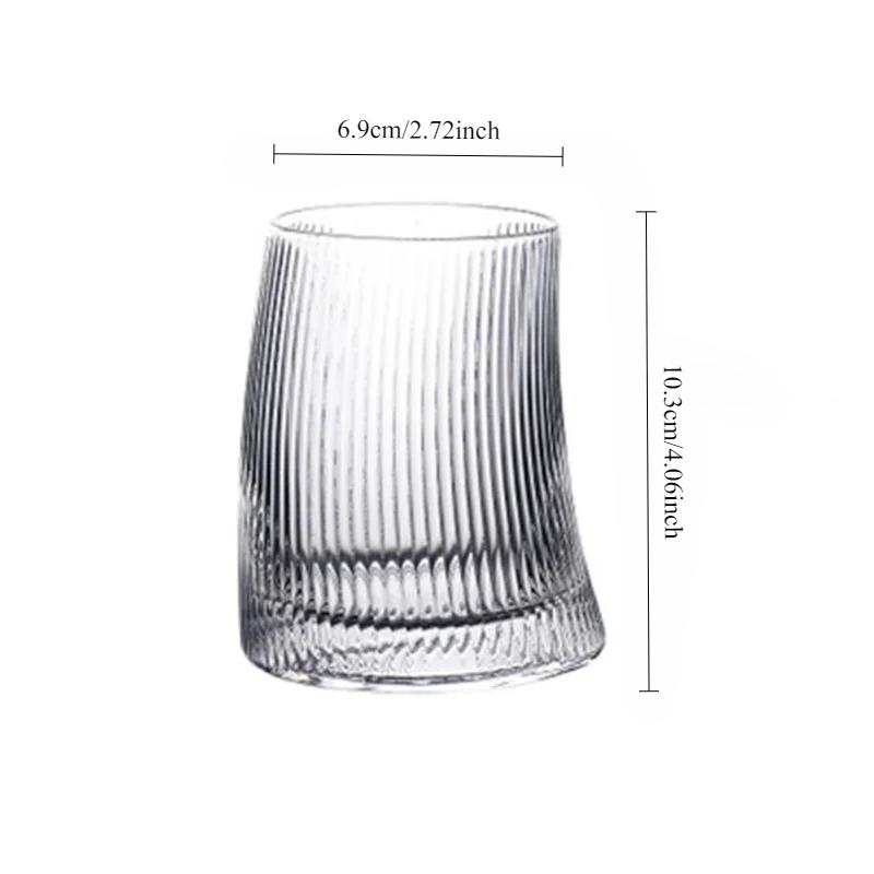 325ml/500ml Household Drinking Glasses High-temperature Resistant Cup Transparent Glass Cups New Niche High-end Glass Wine Glass 1pcs
