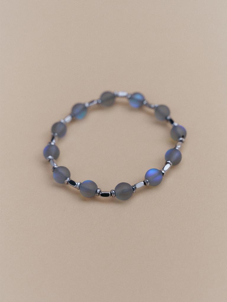 The Part Of [Silver 925] Blue Moon Hematite Bracelet