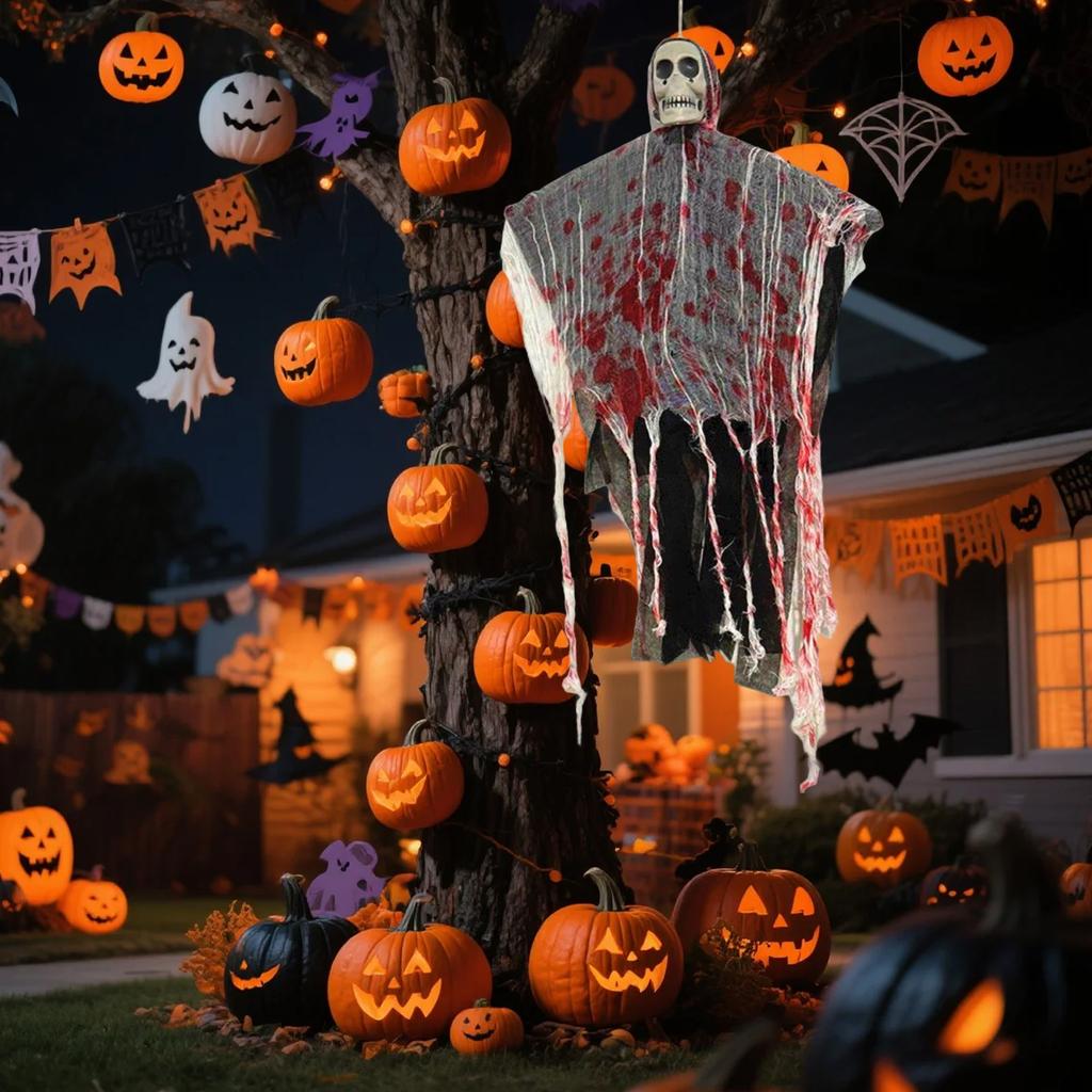 Halloween Horror Ghosts Create A Strong Festive Atmosphere