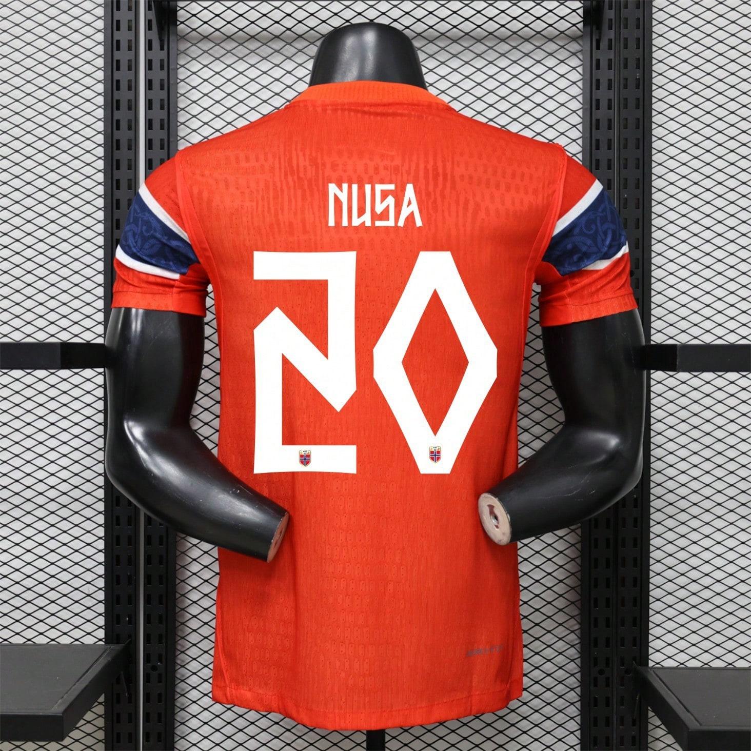 Hengyuan42 2026 Noorwegen Nationaal Team Home Shirt, Meerdere Nummers Beschikbaar, Ademend Zweetafvoerend Hoge Kwaliteit Voetbal Kleding 3XL