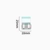 Morandi Color Letter Paper Clip Transparent Test Paper File Folder Push Clip  School Office