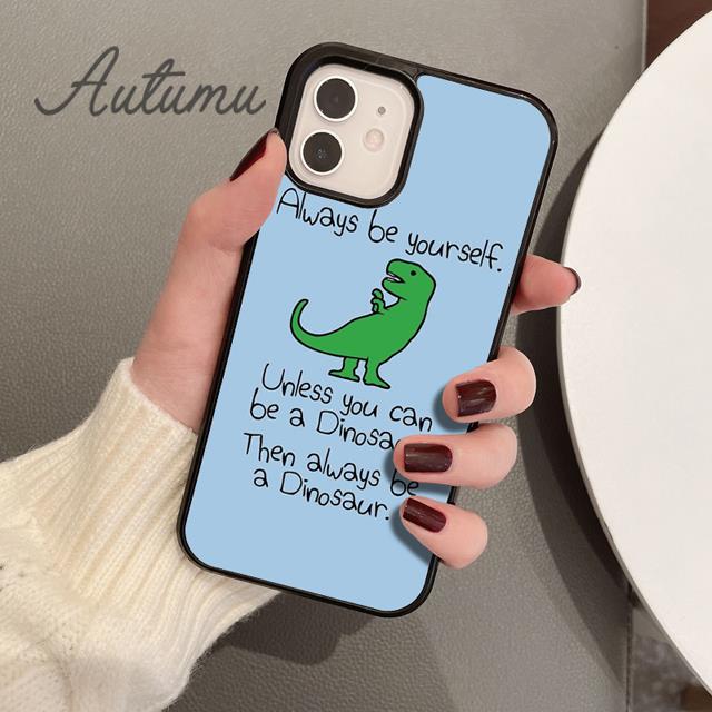 Cute Dinosaur Tea RePhone Case For iPhone 17 Air 15 16 16e Pro Max 11 12 13 14 Plus Cover coque Fundas Shell