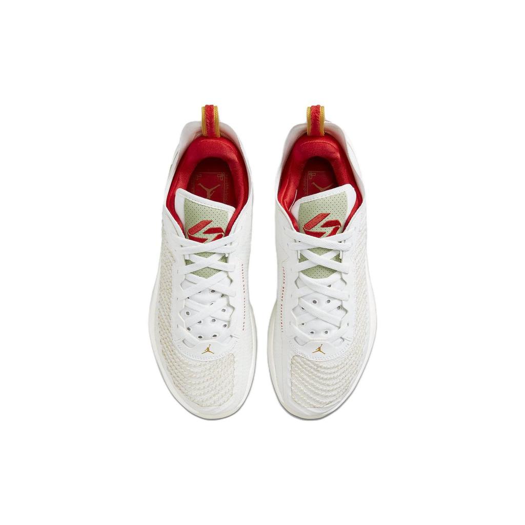 Air Jordan Luka 1 PF Year of the Rabbit Men Sneakers Cream Ivory Challenge-Red FD4689-100