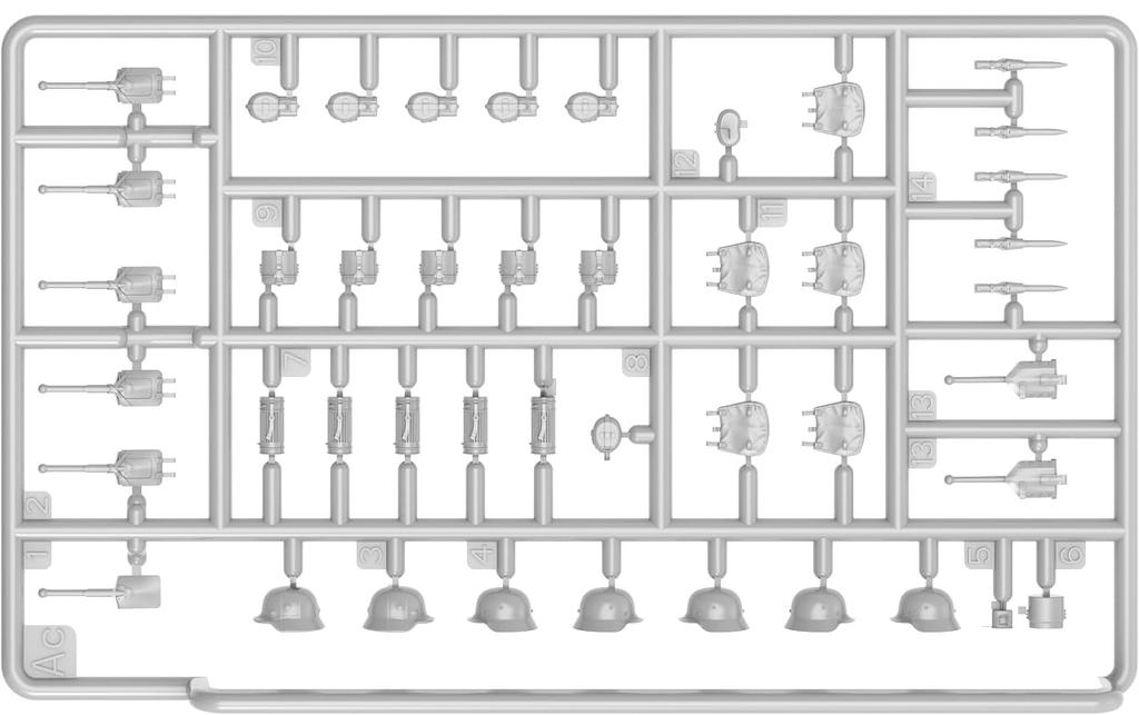 Miniart WWII German Panzergrenadier Set 2 1/35 (4-Piece Set)