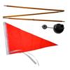 Kayak Safety Flag Canoes Paddle Boards Fishing Boat Foldable Flag