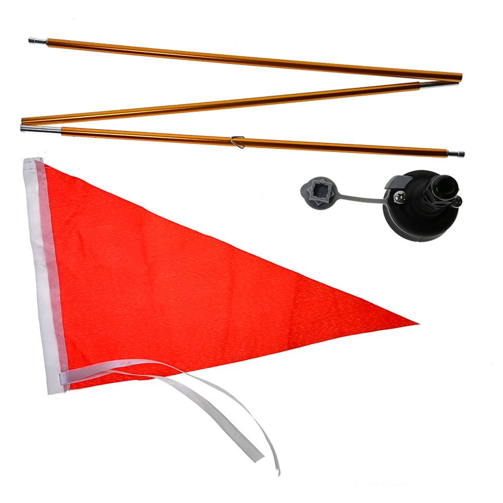 Kayak Safety Flag Canoes Paddle Boards Fishing Boat Foldable Flag