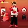 Dudujia Kids' Winter Velvet Hoodie & Sweatpants Set for Boys