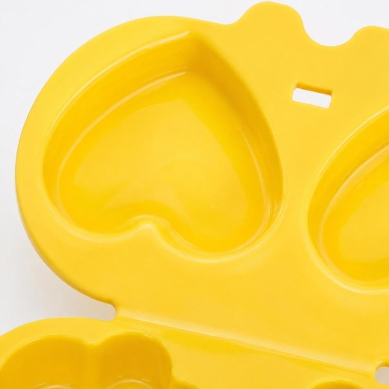 Hinged Microwave Egg Poacher in Food-Contact-Grade Polypropylene, with Separate Cavities to Cook 2 Eggs at Breakfast