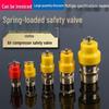 Spring-Loaded Air Compressor Pressure Relief Valve