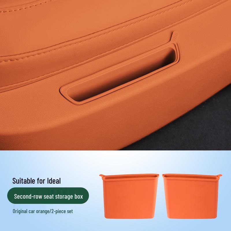 

Ideal L9 Silicone Car Seat Organizer: Second-Row Storage Pad with Phone Slot No specification