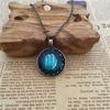 Ebay Fashion Vintage Copper Time Gemstone Twelve Constellation Necklace Sweater Chain