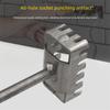 Portable Square Hole Punch Multi-function Rectangle Slot Tool Concrete Hole Bit Square Chip Removal Opening