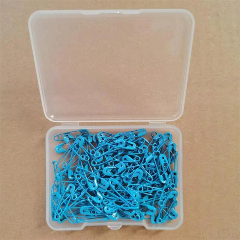 120pcs Safety Pins Colored Safety Pins Metal Safety Pins With Storage Box Small Safety Pins For Clothes Diy Crafts Sewing Home