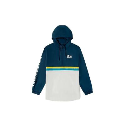 High Elevation Color Block Half Zip Windbreaker Jacket Men Jackets Blue White VN0A4MT1K9T