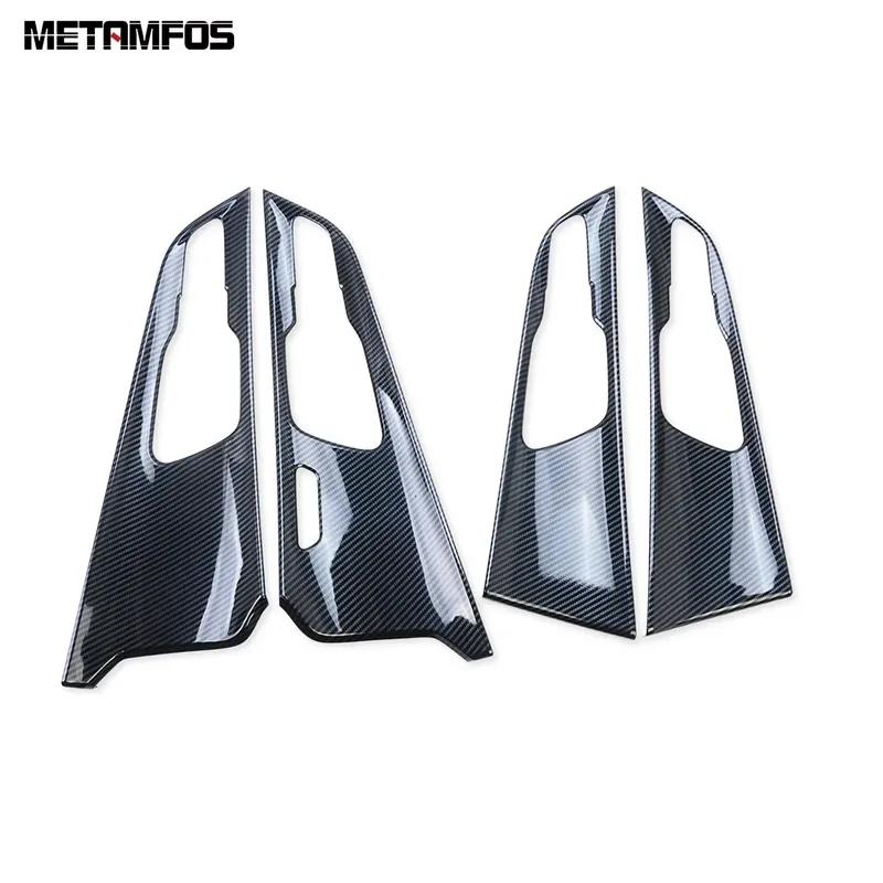 For Kia Sportage NQ5 - 2024 2025 Carbon Fiber ide Door Handle Bowl Panel Cover Trim Interior Accessories Car Styling