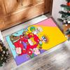 rugrats Printed Crystal Velvet Area Rug, Soft Anti-Slip Water Absorbent Floor Mat for Living Room Bedroom