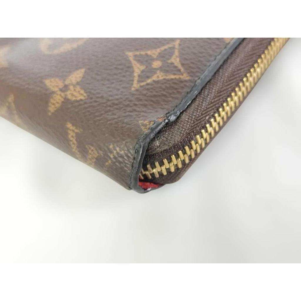 Used Louis Vuitton Monogram Portefeuille Clemence Long Wallet