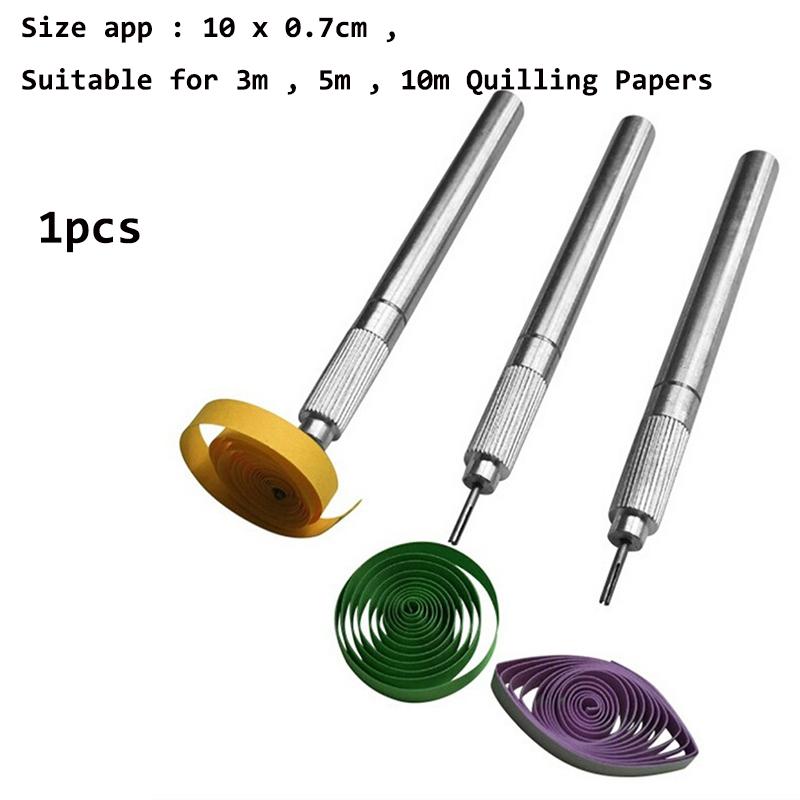 DIY Paper Crafts Quilling Rolling Tools Kit Mould Needles Tweezer Paper Decoration Random Color