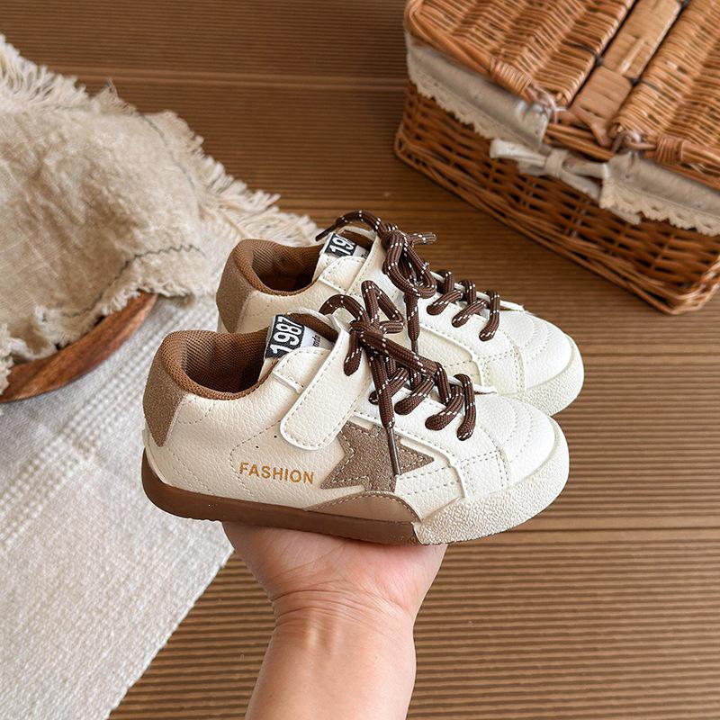 2026 Kids Breathable Non-Slip Casual Spring Sports Shoes 30 хаки