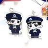 110 Police Day Anti-Fraud Awareness Custom Keychain
