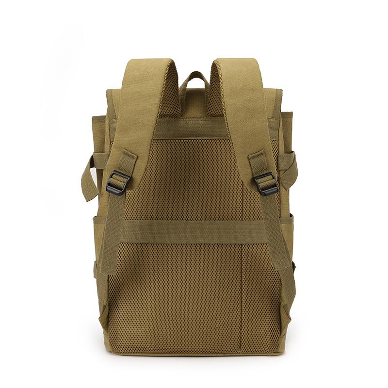 Vintage Men's Backpack Canvas Backpack Student Outdoor Schoolbag