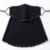 Ruffle Trim Face Cover for Women Sun Protections Half Face Mask with Neck Shielding for Outdoor Cycling Hiking Commuting