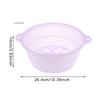 Foldable Silicone Face Ice Bath Bowl Portable Travel Plunge Wash Basin for Home Skincare Portable Facial Cold Therapy Basin