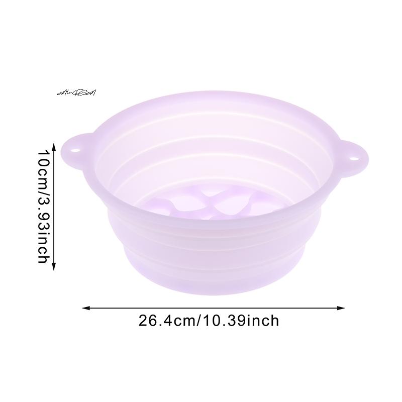 Foldable Silicone Face Ice Bath Bowl Portable Travel Plunge Wash Basin for Home Skincare Portable Facial Cold Therapy Basin