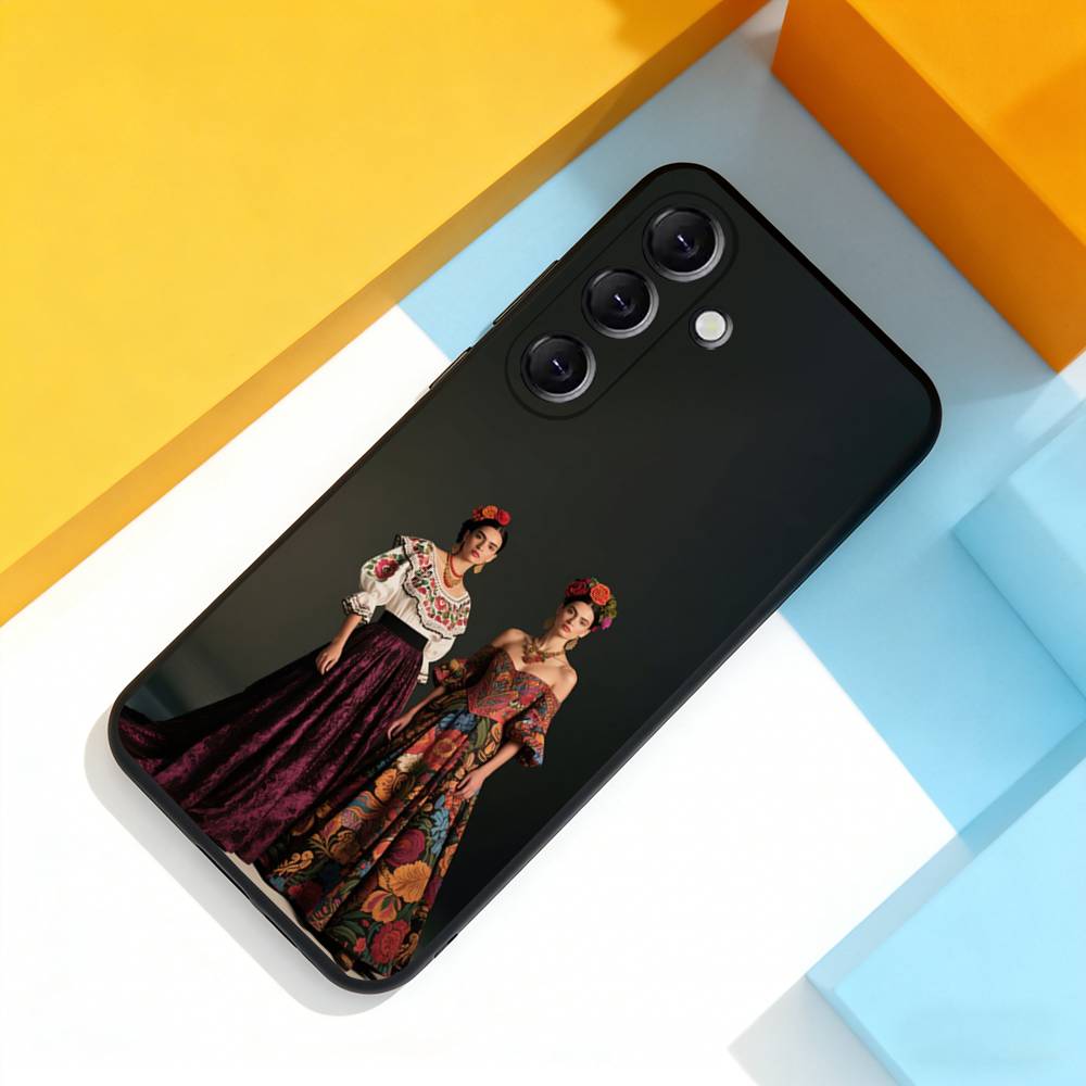 F-Fridas Art K-Kahlo Cool For Samsung Galaxy A 22,71,53,52,51,72,73,5G,Note,J7,8,9 Phone Case Soft Black Cover