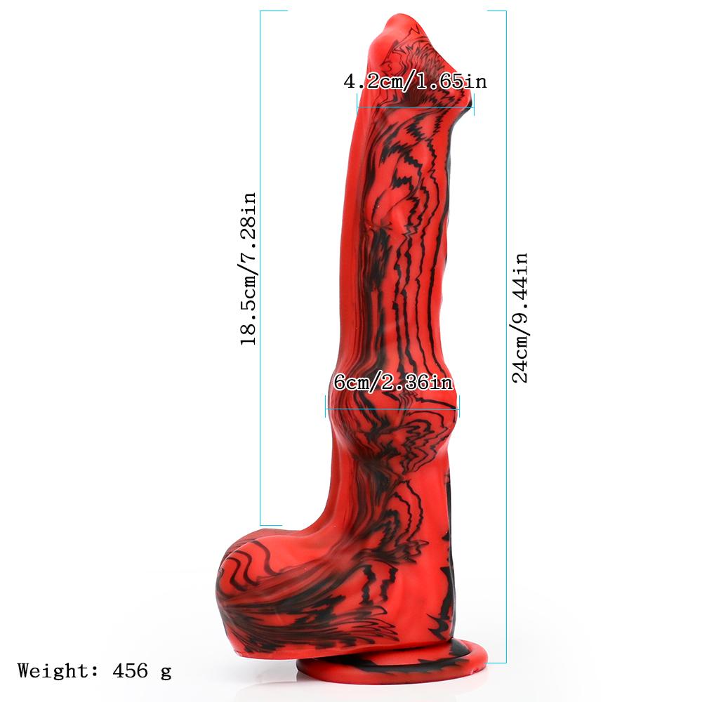 Silicone Animal Pénis Chien Gode Doux Monstre Dick Avec Ventouse Plug Anal Jouet Mâle Femelle Masturbation Adulte Anal Sex Toys Pour Femme