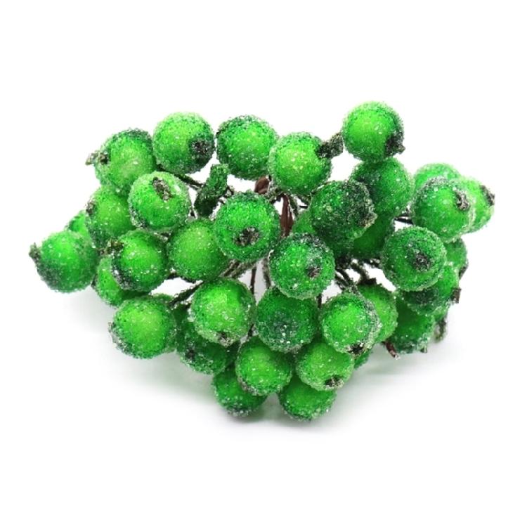 Pack of 40 Artificial Foam Berries Christmas Bright Faux Berries for Enhancing Holiday Decors and Handmade Projects