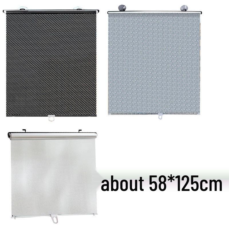 Automatic Retractable Windshield Sunshade - Heat Insulation & Light Blocking
