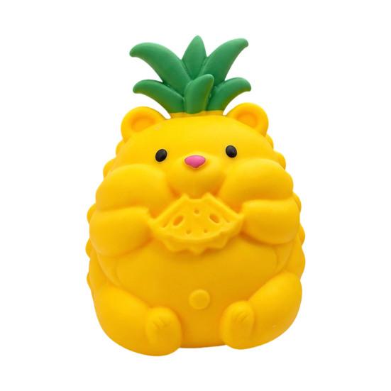 Study Stress Reduction Toy Large Pineapple Ball Slow Rising Fruit Squeeze for Anxiety Relief Strawberry Grape Reliever Banana Corn Carrot