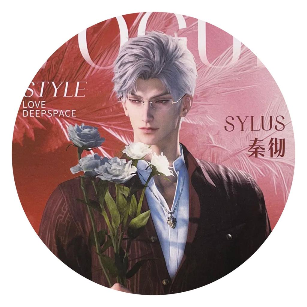 Hot Game Love and Deepspace Sylus Rafayel Zayne Xavier Caleb 58MM Anime Badge Emblem Brooch Clothing Backpack Accessories Gift