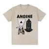 2026 Heißes Rockband Angine De Poitrine T-Shirt Weiche Baumwolle Album Cover Grafikdruck T-Shirts Mode Damen Herren Vintage Top Hip Hop Streetwear T-Shirt