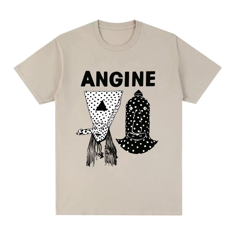 2026 Heißes Rockband Angine De Poitrine T-Shirt Weiche Baumwolle Album Cover Grafikdruck T-Shirts Mode Damen Herren Vintage Top Hip Hop Streetwear T-Shirt