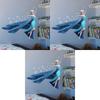 Frozen Princess Wall Sticker Featuring Vibrant Pvc Material For Girls Bedroom Decoration