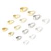 50pcs Brass Pendant Pinch Bails Clasps Gold Plated Sliver Plated Multisize Brass Melon Seed Buckle High Quality Jewelry Findings