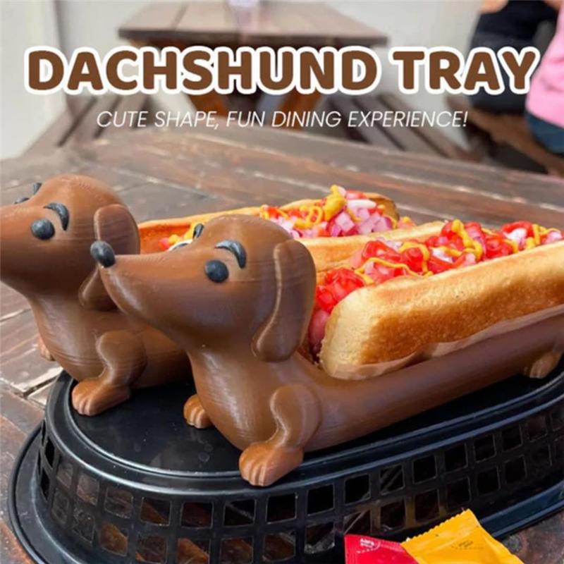 Dachshund Tray, Funny  Dogs Sushi Serving Tray Candy Dish Dachshund Dinner Plate Home Decor Sandwiches Dinnerplate