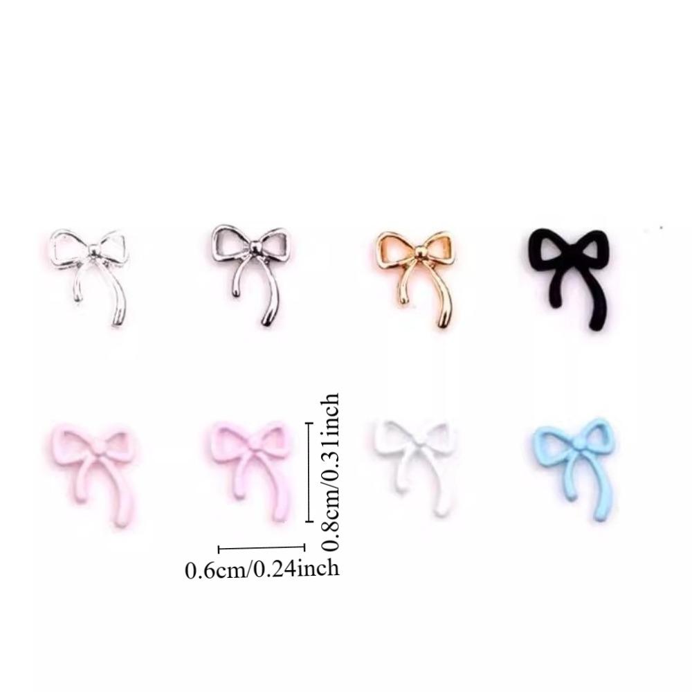 20pcs/Lot Cute Bowknot Nail Rhinestones DIY Manicure Tools  for Valentine's Day Christmas Day