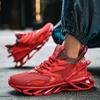 Trendy Blade Shoes Men's Running Shoes Non Slip Fashion Sneakers Breathable Mesh Athletic Training Shoes