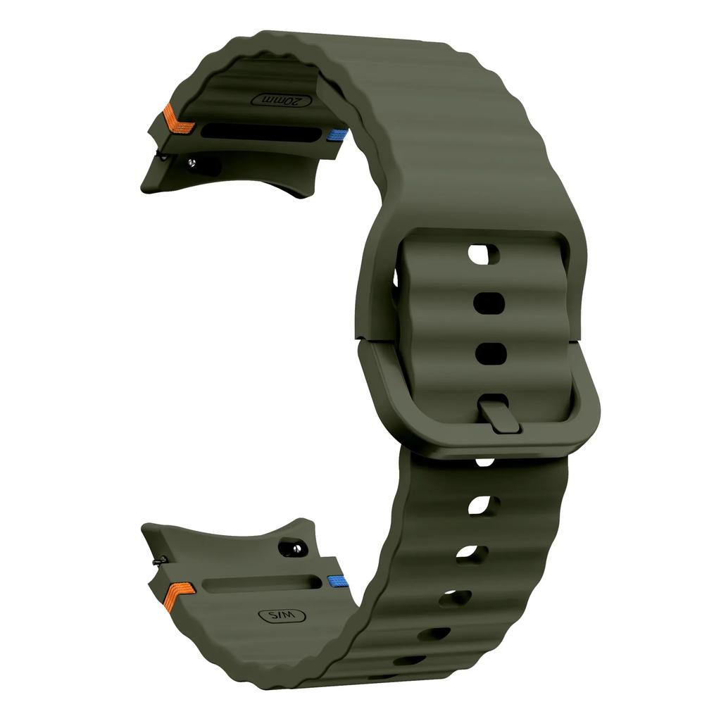 Original Silicone Band for Samsung Galaxy Watch 7 FE 6 4 Classic 5 Pro 44mm 40mm 43mm 47mm 45mm Bracelet Galaxy Watch6 7 Strap