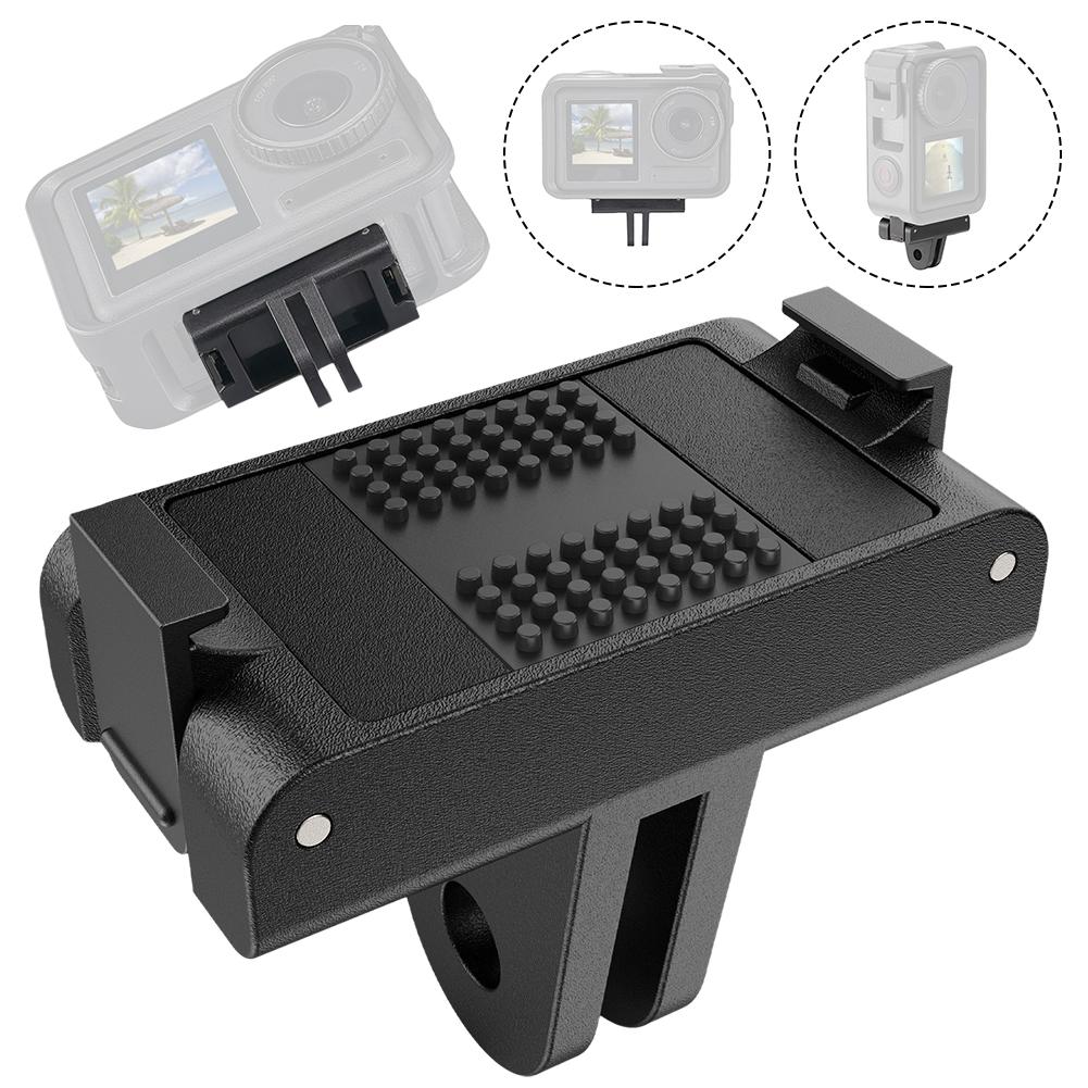 Magnetic Quick Release Base For DJI Action 5 Pro Magnetic Two Claw Adapter 1/4 ThreadFor DJI Action 4/Action 3 Camera Accessory
