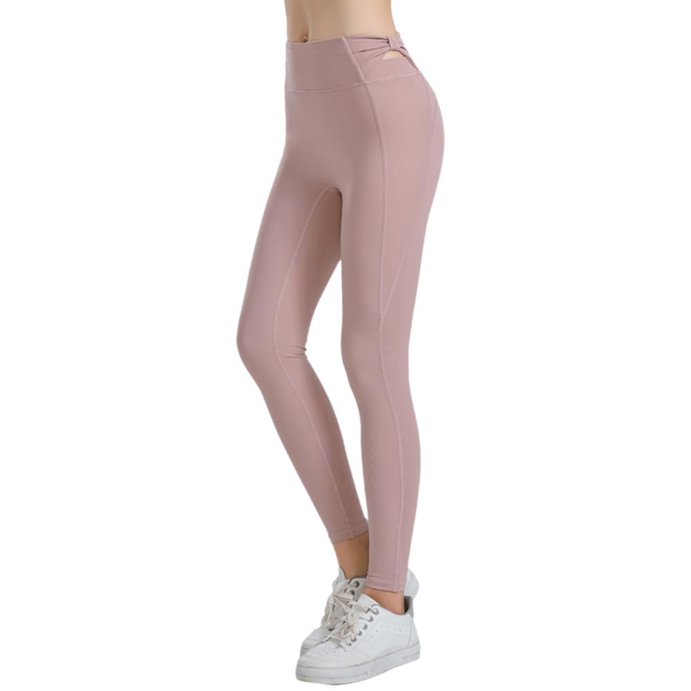 Akihee Yoga Pants with a and Stretchy Design for High Comfortable and Gym Wear for and Women's High-Waisted Moisture-Wicking, Quick-Drying Bowknot,