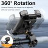 New motorcycle mountain bike riding phone holder anti shake push-pull bike navigation phone holder