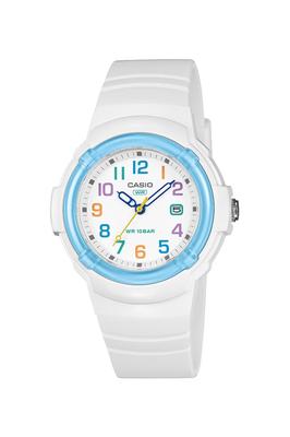 Hergestellt aus umweltfreundlichen Materialien LX-800H-7A2JF Damenuhr, Weiß/Blau,